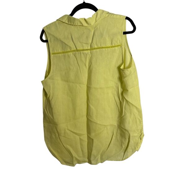 Chico’s Linen No Iron FreshChic Sleeveless Blouse - Picture 7 of 7